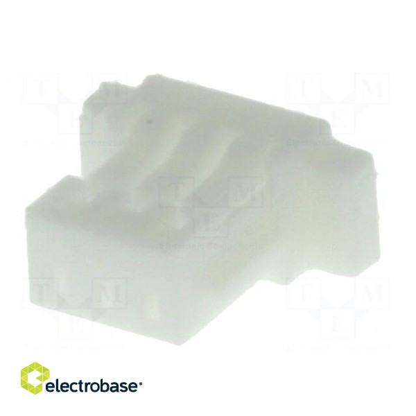 Plug | wire-board | female | 1mm | PIN: 3 | w/o contacts | for cable | 50V фото 2