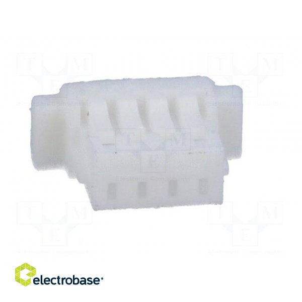 Plug | wire-board | female | 1mm | PIN: 4 | w/o contacts | for cable | 50V image 9