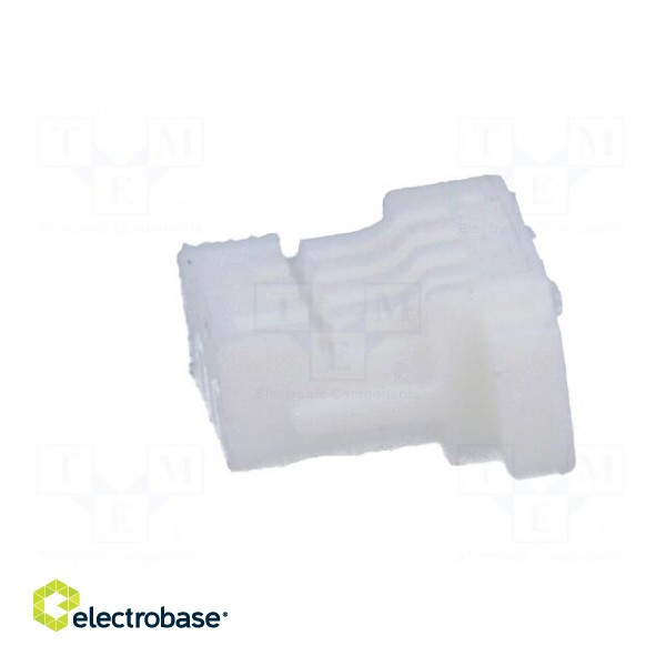 Plug | wire-board | female | 1mm | PIN: 4 | w/o contacts | for cable | 50V фото 3