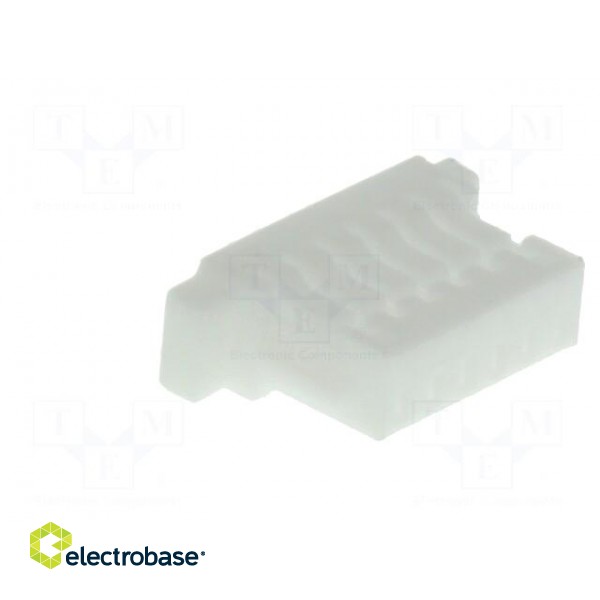 Plug | wire-board | female | 1mm | PIN: 6 | w/o contacts | for cable | 50V image 8