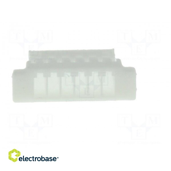 Plug | wire-board | female | 1mm | PIN: 6 | w/o contacts | for cable | 50V image 5