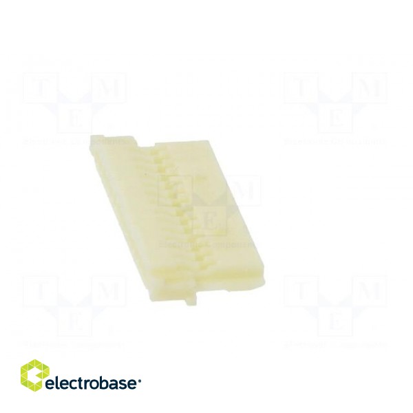 Plug | wire-board | female | DF19 | 1mm | PIN: 14 | w/o contacts | straight paveikslėlis 7