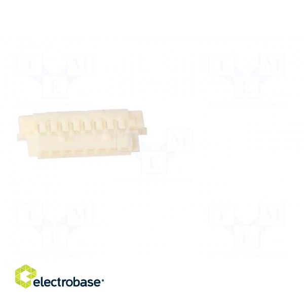 Plug | wire-board | female | DF19 | 1mm | PIN: 8 | w/o contacts | for cable image 9