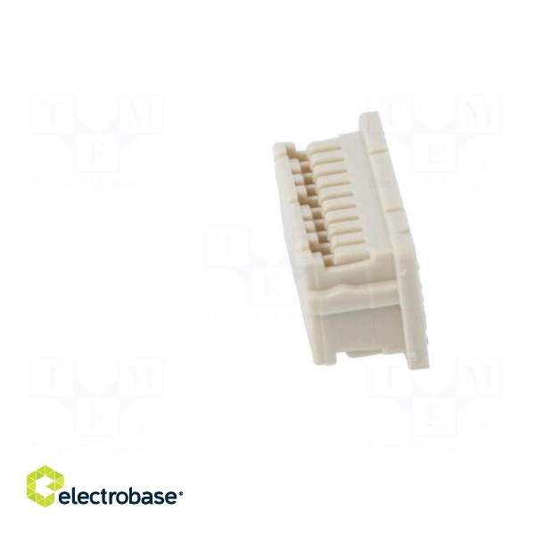 Plug | wire-board | female | DF20 | 1mm | PIN: 20 | w/o contacts | straight paveikslėlis 3