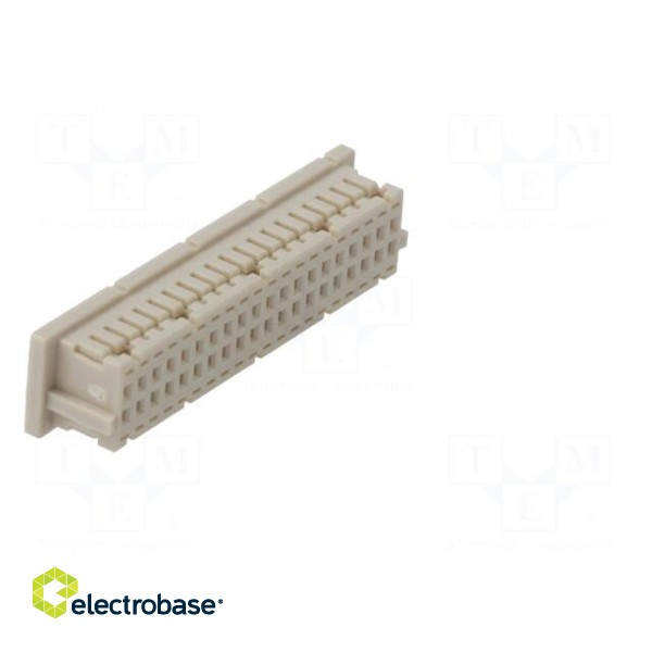 Plug | wire-board | female | DF20 | 1mm | PIN: 40 | w/o contacts | straight paveikslėlis 8