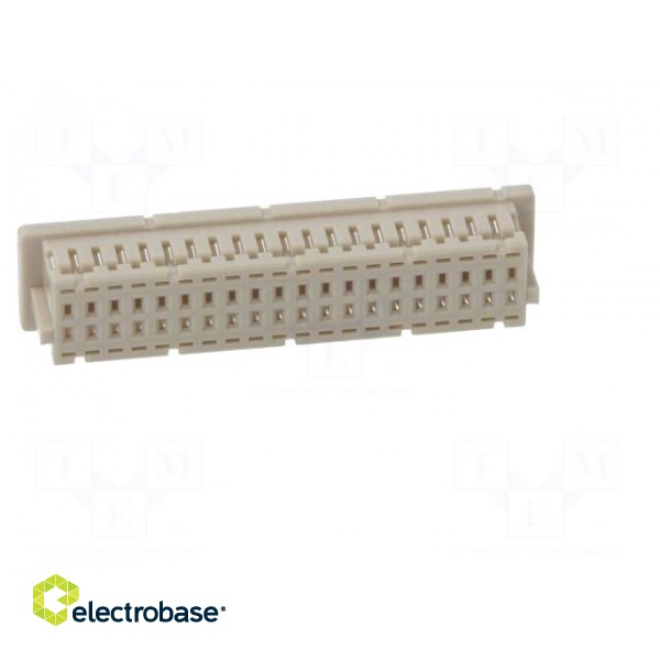 Plug | wire-board | female | DF20 | 1mm | PIN: 40 | w/o contacts | straight paveikslėlis 9