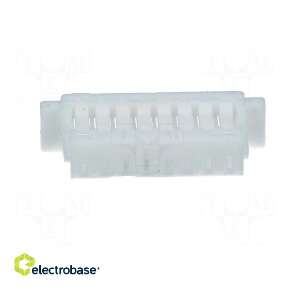 Plug | wire-board | female | SH | 1mm | PIN: 8 | w/o contacts | for cable image 9