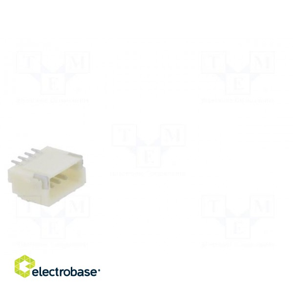 Socket | wire-board | male | 1mm | PIN: 4 | SMT | 50V | 1A | tinned | 20mΩ image 8