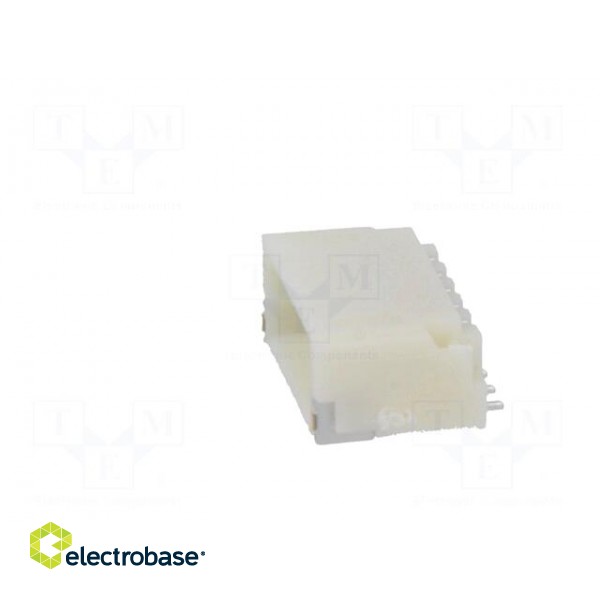 Socket | wire-board | male | 1mm | PIN: 5 | SMT | 50V | 1A | tinned | 20mΩ image 3