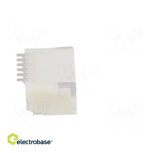 Socket | wire-board | male | 1mm | PIN: 6 | SMT | 50V | 1A | tinned | 20mΩ image 7