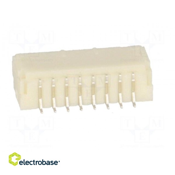 Socket | wire-board | male | 1mm | PIN: 8 | SMT | 50V | 1A | tinned | 20mΩ image 5