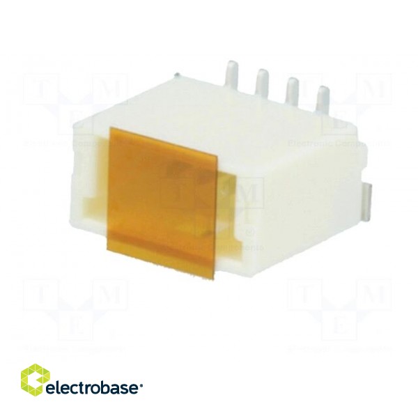 Socket | wire-board | male | Pico-Clasp | 1mm | PIN: 4 | SMT | 50V | 1A image 2