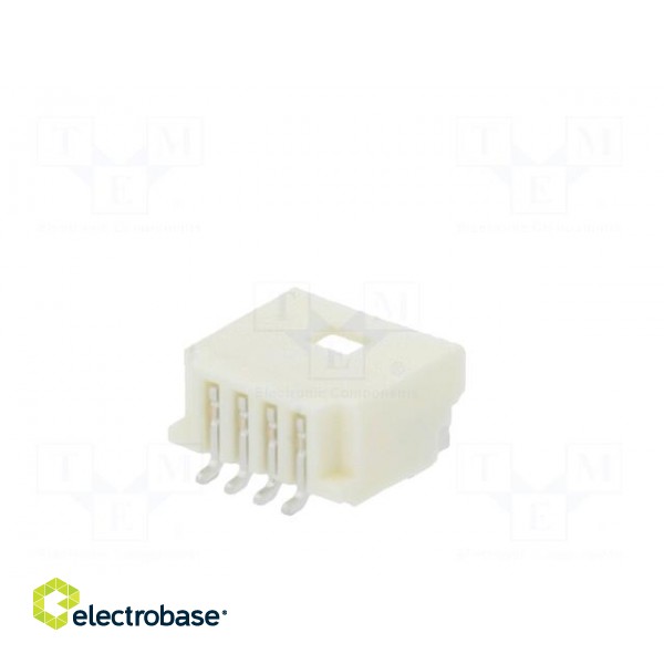 Socket | wire-board | male | Pico-Clasp | 1mm | PIN: 4 | SMT | 50V | 1A image 6