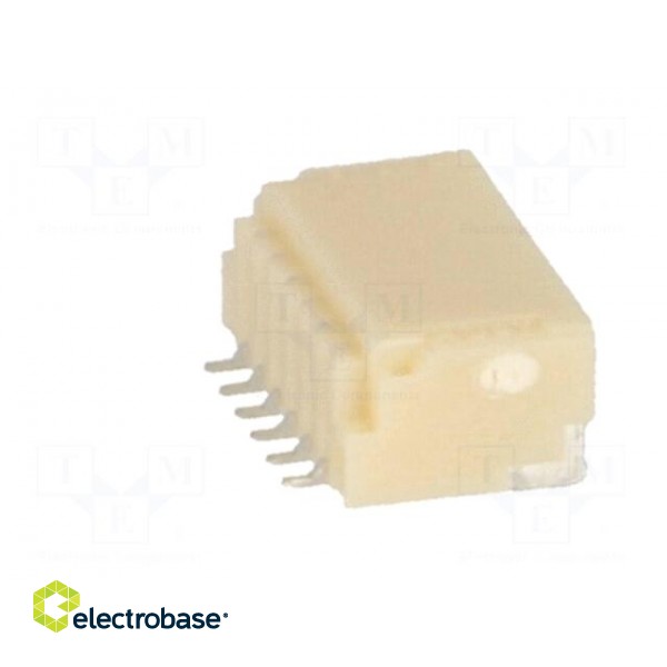 Socket | wire-board | male | SH,SR,SZ | 1mm | PIN: 6 | SMT | 50V | 1A image 7