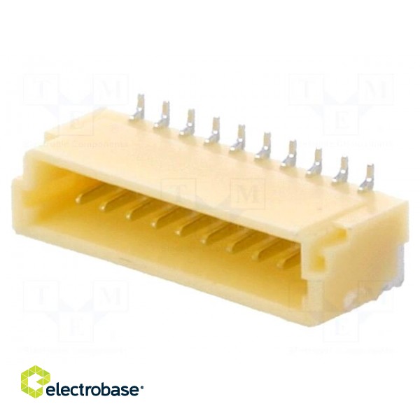 Socket | wire-board | male | SH,SR | 1mm | PIN: 10 | SMT | 50V | 1A | -25÷85°C image 1