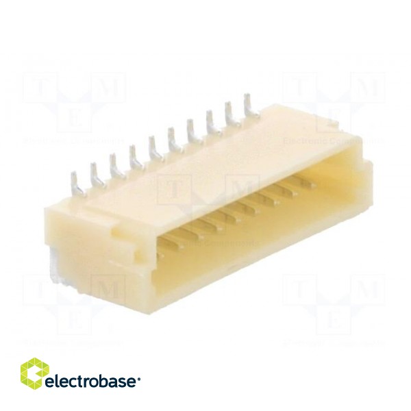 Socket | wire-board | male | SH,SR | 1mm | PIN: 10 | SMT | 50V | 1A | -25÷85°C image 8