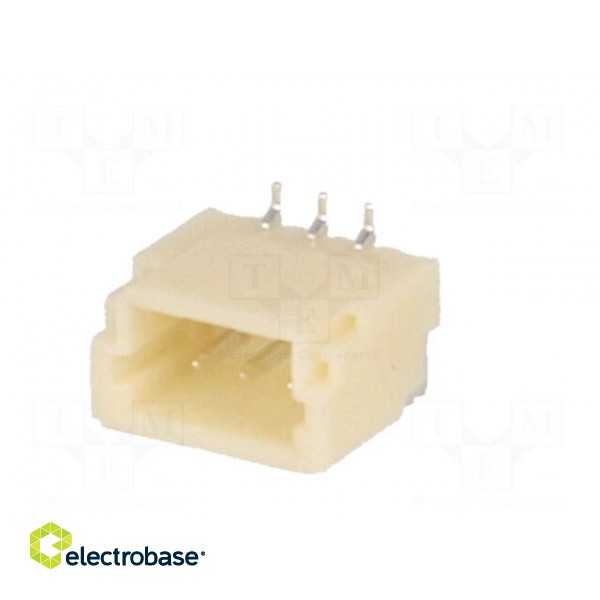 Socket | wire-board | male | SH,SR | 1mm | PIN: 3 | SMT | 50V | 1A | -25÷85°C paveikslėlis 2