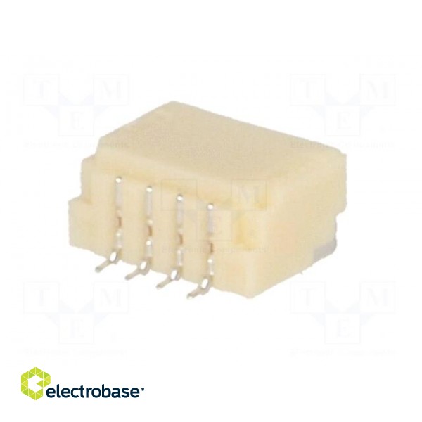 Socket | wire-board | male | SH,SR | 1mm | PIN: 4 | SMT | 50V | 1A | -25÷85°C image 6
