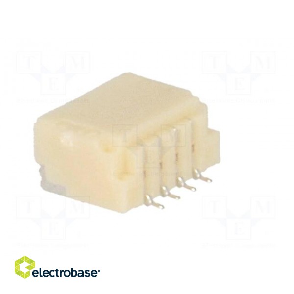 Socket | wire-board | male | SH,SR | 1mm | PIN: 4 | SMT | 50V | 1A | -25÷85°C image 4