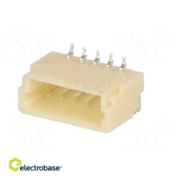 Socket | wire-board | male | SH,SR | 1mm | PIN: 5 | SMT | 50V | 1A | -25÷85°C image 2