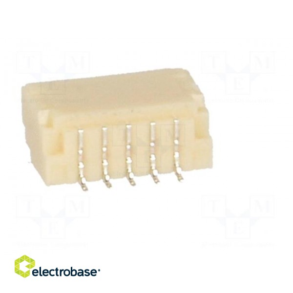 Socket | wire-board | male | SH,SR,SZ | 1mm | PIN: 5 | SMT | 50V | 1A image 5