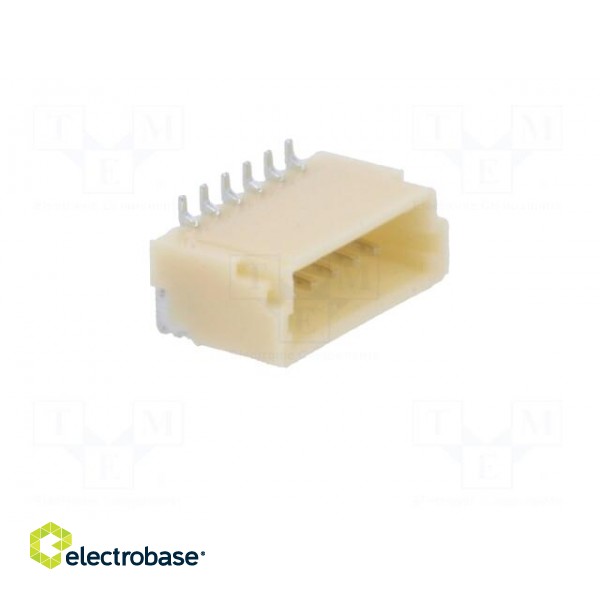 Socket | wire-board | male | SH,SR,SZ | 1mm | PIN: 6 | SMT | 50V | 1A image 8