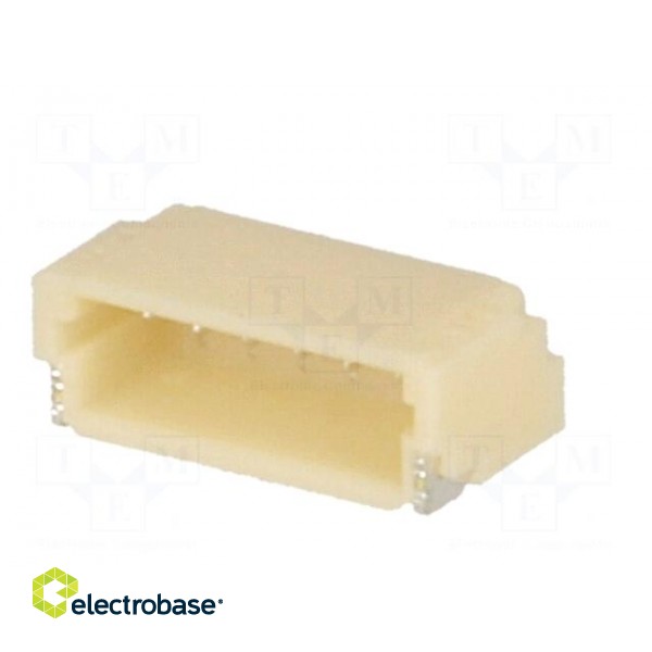 Socket | wire-board | male | SH,SR,SZ | 1mm | PIN: 6 | SMT | 50V | 1A image 2