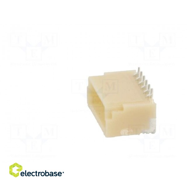 Socket | wire-board | male | SH,SR | 1mm | PIN: 6 | SMT | 50V | 1A | -25÷85°C image 3