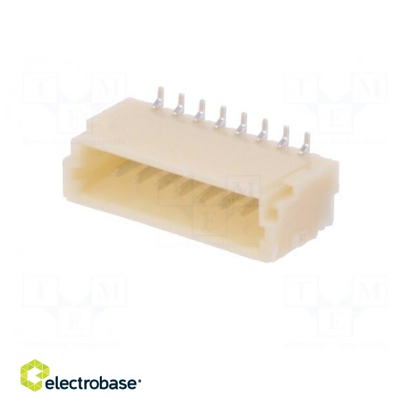 Socket | wire-board | male | SH,SR | 1mm | PIN: 8 | SMT | 50V | 1A | -25÷85°C image 2