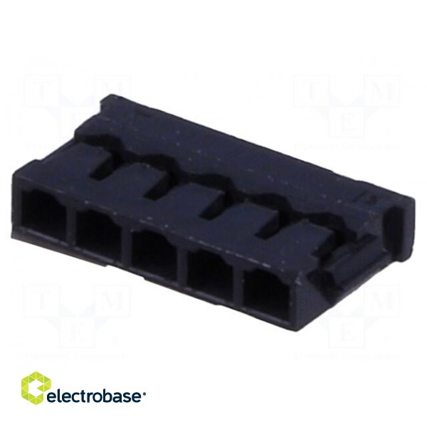 Plug | wire-board | female | 1.2mm | PIN: 5 | IDC | for cable | -25÷85°C paveikslėlis 1
