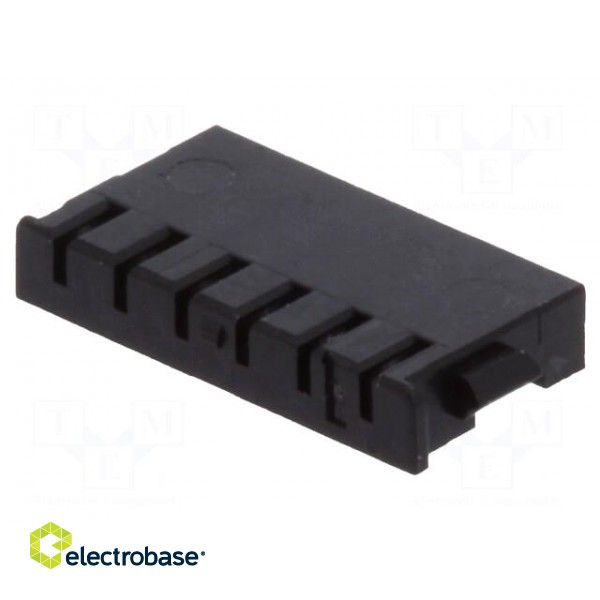 Plug | wire-board | female | 1.2mm | PIN: 6 | for cable | Layout: 1x6 | 1.5A paveikslėlis 1