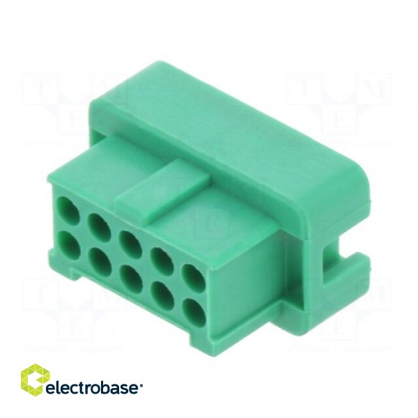Plug | wire-wire/PCB | female | Gecko | 1.25mm | PIN: 10 | w/o contacts image 1
