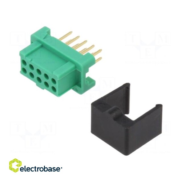 Connector: PCB-cable/PCB | socket | female | Gecko | 1.25mm | PIN: 10 фото 1