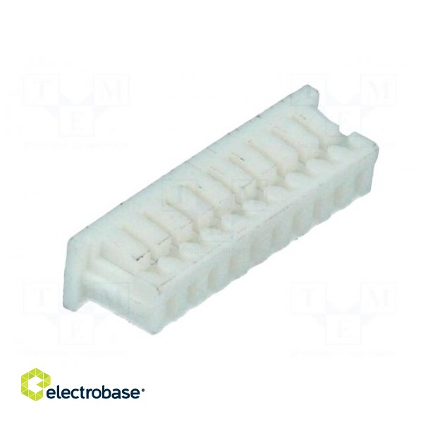 Plug | wire-board | female | 1.25mm | PIN: 10 | w/o contacts | for cable image 8