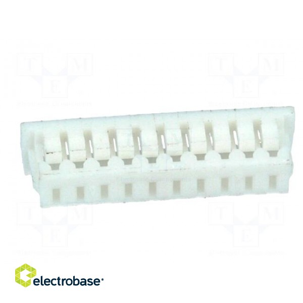 Plug | wire-board | female | 1.25mm | PIN: 10 | w/o contacts | for cable фото 9