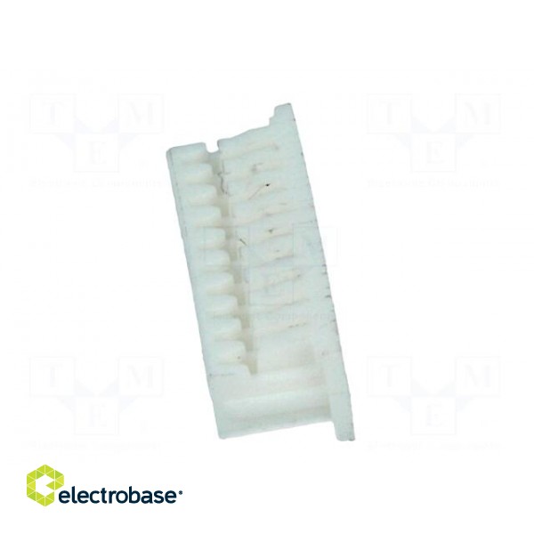 Plug | wire-board | female | 1.25mm | PIN: 10 | w/o contacts | for cable image 3