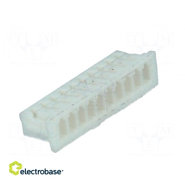 Plug | wire-board | female | 1.25mm | PIN: 10 | w/o contacts | for cable image 4