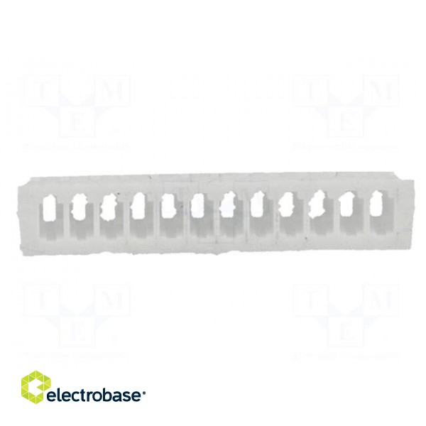 Plug | wire-board | female | 1.25mm | PIN: 12 | w/o contacts | for cable paveikslėlis 5