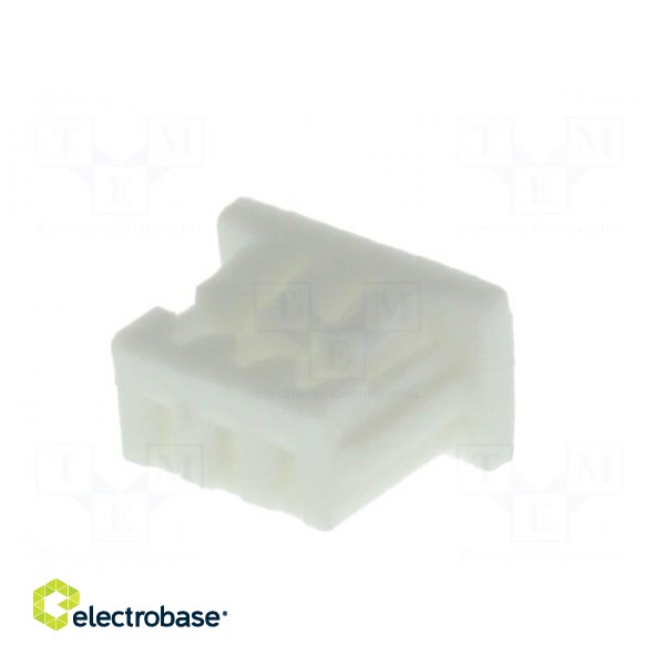 Plug | wire-board | female | 1.25mm | PIN: 3 | w/o contacts | for cable image 2