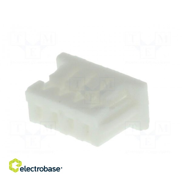 Plug | wire-board | female | 1.25mm | PIN: 4 | w/o contacts | for cable image 2