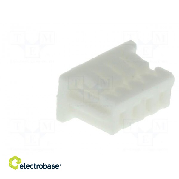 Plug | wire-board | female | 1.25mm | PIN: 4 | w/o contacts | for cable paveikslėlis 8