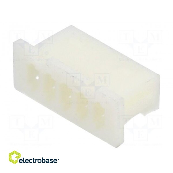 Plug | wire-board | female | 1.25mm | PIN: 5 | w/o contacts | for cable paveikslėlis 2