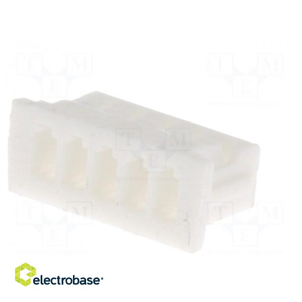 Plug | wire-board | female | 1.25mm | PIN: 5 | w/o contacts | for cable фото 6
