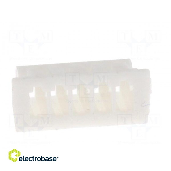 Plug | wire-board | female | 1.25mm | PIN: 5 | w/o contacts | for cable фото 5