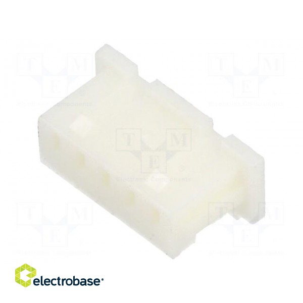 Plug | wire-board | female | 1.25mm | PIN: 5 | w/o contacts | for cable фото 1