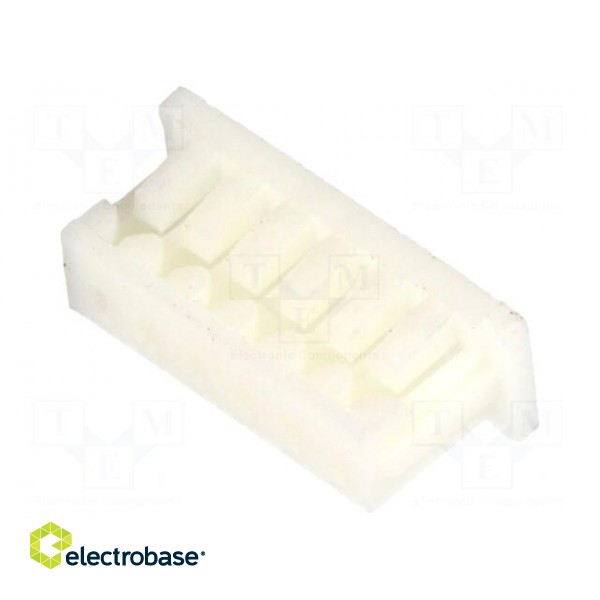 Plug | wire-board | female | 1.25mm | PIN: 6 | w/o contacts | for cable image 1