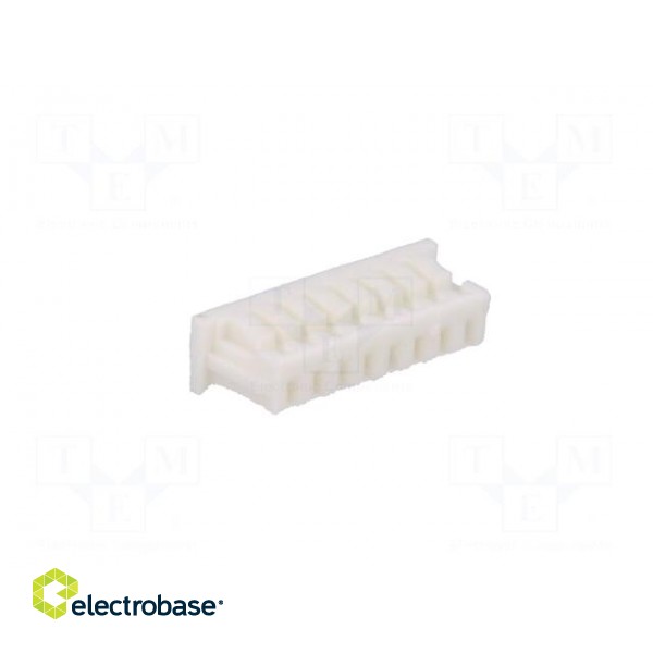 Plug | wire-board | female | 1.25mm | PIN: 8 | w/o contacts | for cable paveikslėlis 8