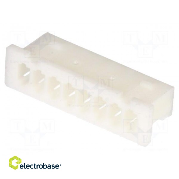 Plug | wire-board | female | 1.25mm | PIN: 8 | w/o contacts | for cable