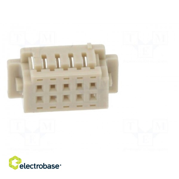 Plug | wire-board | female | DF13 | 1.25mm | PIN: 10 | w/o contacts image 9