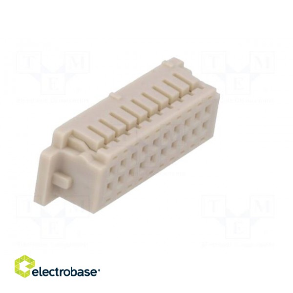 Plug | wire-board | female | DF13 | 1.25mm | PIN: 20 | w/o contacts image 8